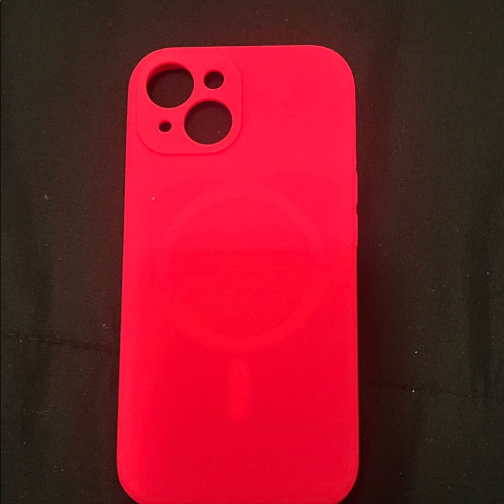 Red Silicone Phone Case